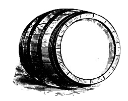 Edward 'Blackbeard' Teach - Rum and Wine Barrel
