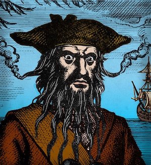 Edward 'Blackbeard' Teach - Blackbeards Flaming Beard