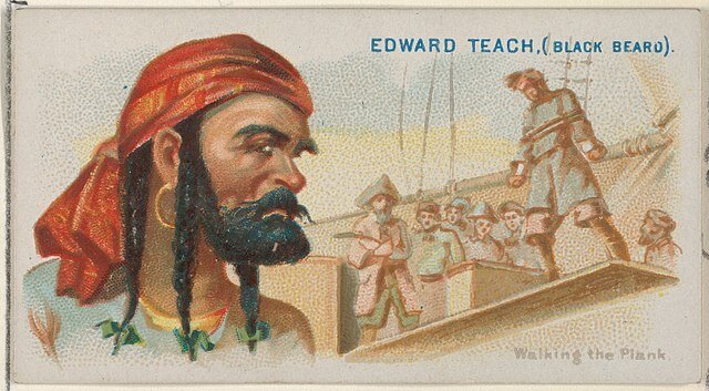 Edward 'Blackbeard' Teach - Pirates of the Spanish Main (1888)